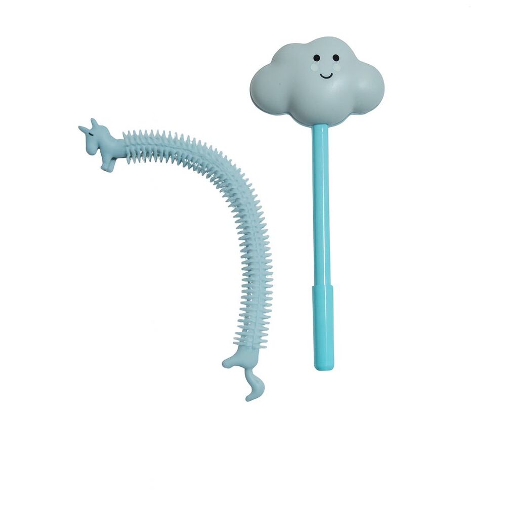 Lot of 2 Unicorn Stretch Critter & Squishy Cloud Pen Party Favors Gifts School